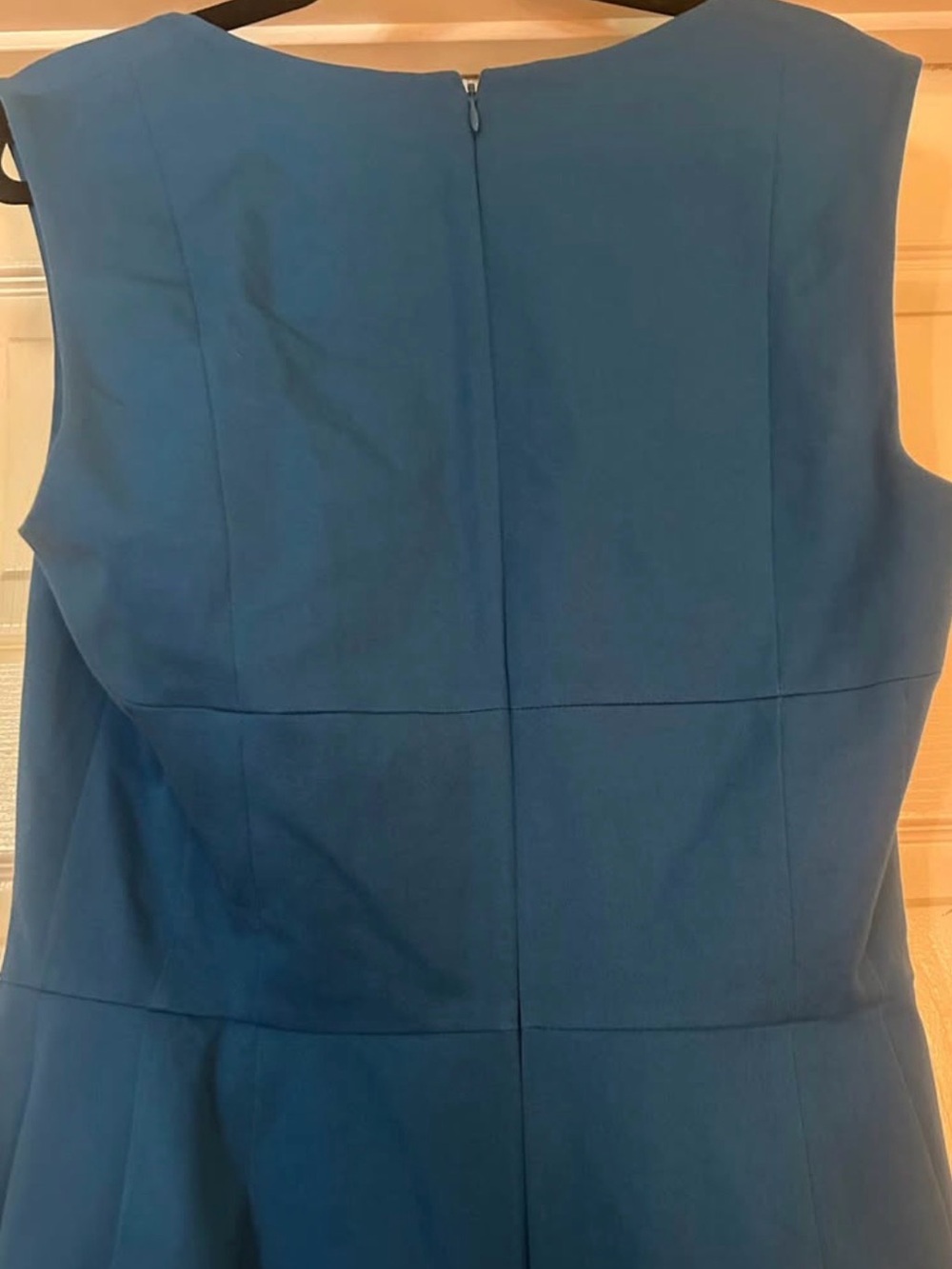 NWT Banana Republic Teal-Blue Midi Sheath Dress - Picture 4 of 5
